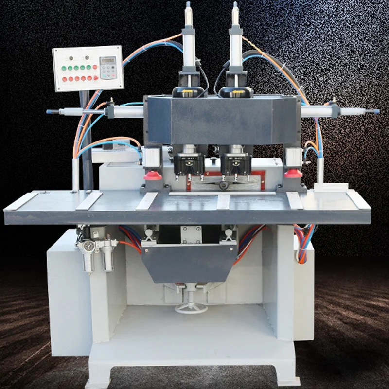 Lock Hole Drilling Machine-High-Accuracy Motor & PLC Durable Blade Anti-Vibration Structure for Solid Wood Doors