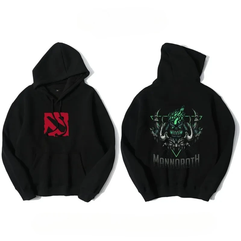 بلوفر بقلنسوة لخريف وشتاء الميزات A Dota2 Zeus Sword Saint Bounty Hunter طباعة هوديي وطبعة علوية عصرية غير رسمية #2