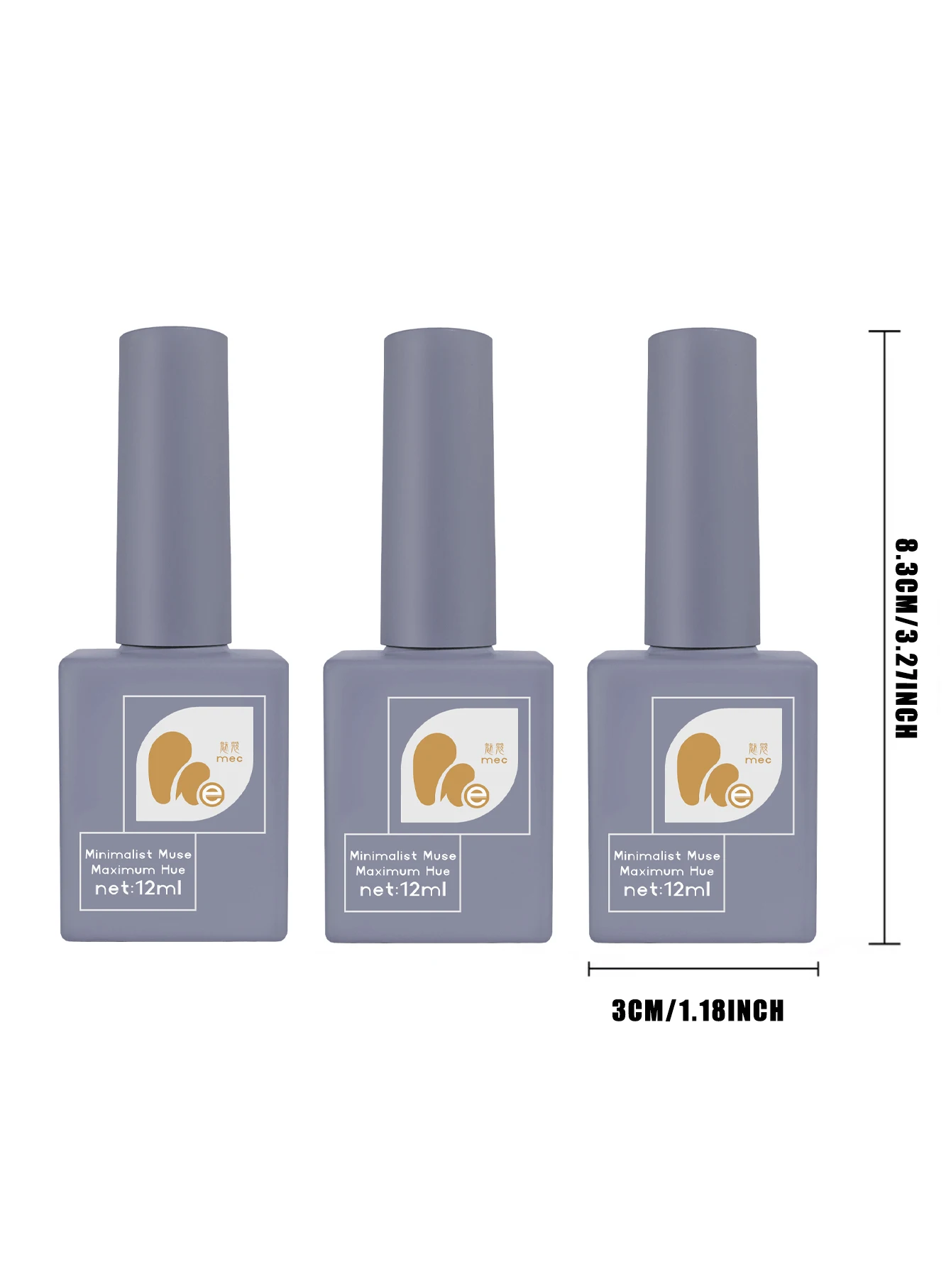 MEC 12ML Soak Off Top Coat Base Coat y Kit de capa superior mate Acabado brillante y largo para uñas Art Manicura Diseño Suministros