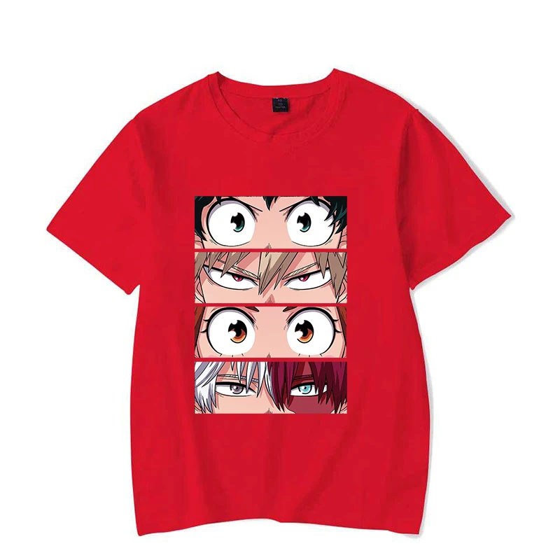 New Deku Bakugou Katsuki Todoroki Shoto Print t-shirt donna uomo estate Casual manica corta girocollo top t-shirt moda