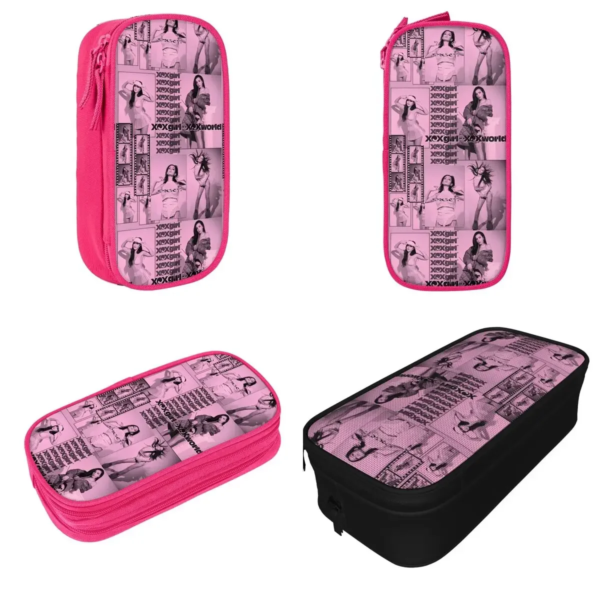 Fashion Charli Xcx Music Pencil Case Pencilcases Pen Box for Student Big Capacity Bag Office Zipper Stationery