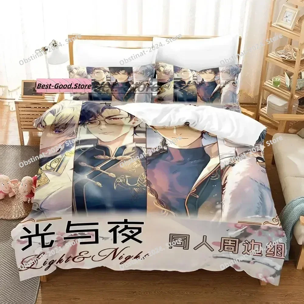 3D New Light and Night Stand Osborn Evan Sariel Jesse Charlie Bedding Set Printed With Pillowcase Bed Duvet Cover Single Double