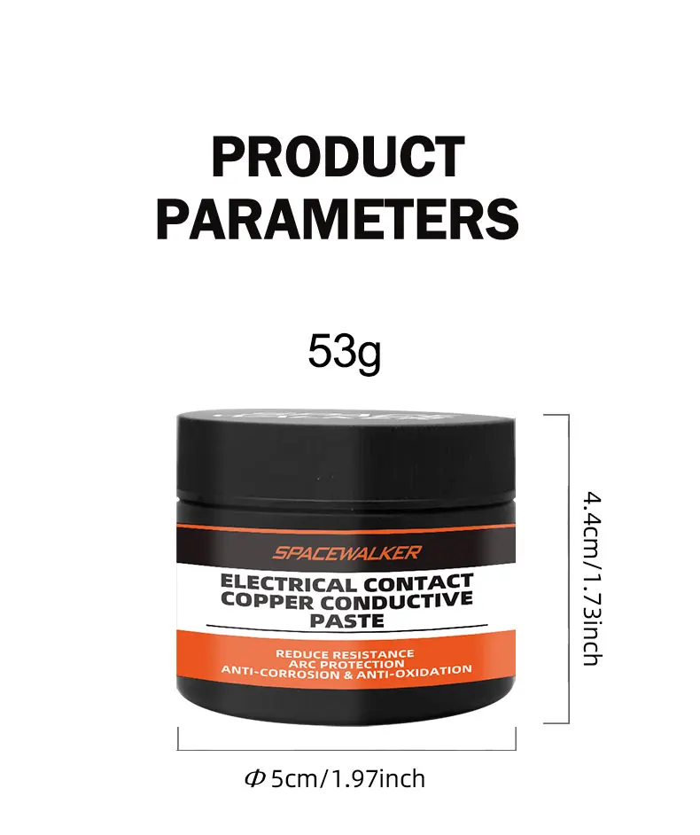 Kontaktleitende Paste – korrosions- und oxidierende kupferbasierte leitfähige /beständige Paste für Kabelbaum, – freie Verbindung – Detail 9