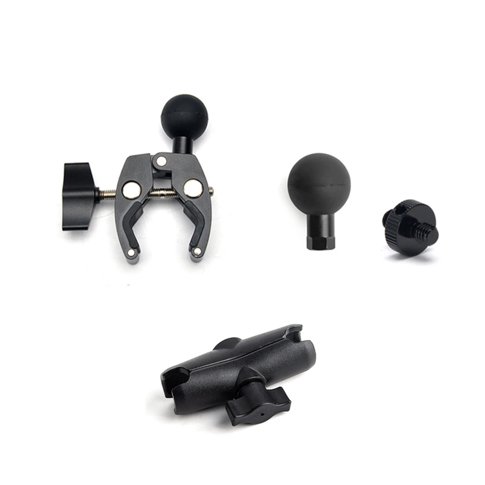 Universal For Motorcycle Bumper Round Tubes Action Camera Bracket Set For Honda Gold Wing BMW Indian Harley-Davidson
