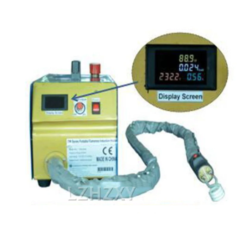 Pemanas induksi frekuensi tinggi mesin pemanas induksi berpendingin air pemanas 220/110V peralatan mematri pipa tembaga logam las
