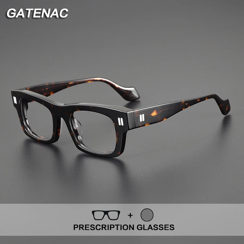 

Vintage Acetate Prescription Glasses Men Photochromic Anti Blue Light Reading Glasses Women Progressive Luxury Brand Eyewear