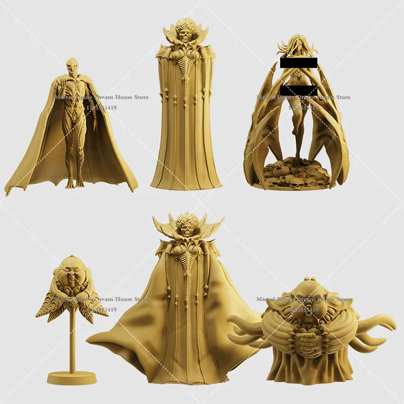 1/64 1/43 Miniature Scene Doll Accessory White Model Un-panited Void Conrad Ubik Slan Femto Mini 3D Printing Resin Action Figure