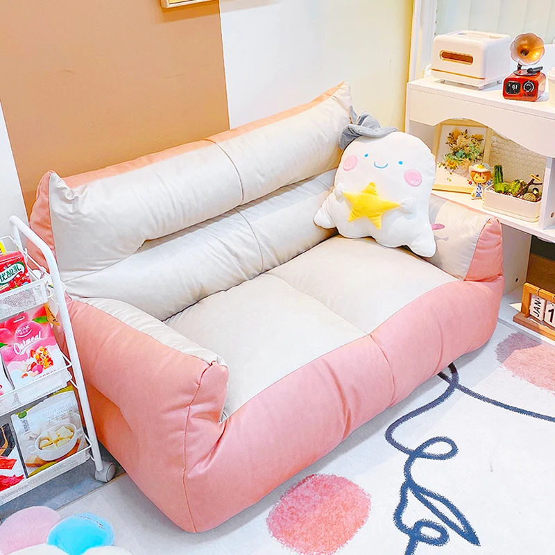 Lazy Sofa Tatami Double Bean Bag Girls' Bedroom Room Small Family Sofa Leisure Balcony Lounge Living Room Furniture Corner Sofa