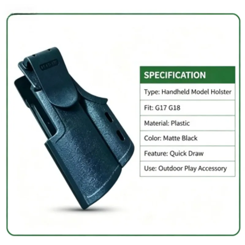 Universal Plastic Quick Draw Portable Carry Holster Anti Drop Hand Toy Model Decor Hobby Present Parts