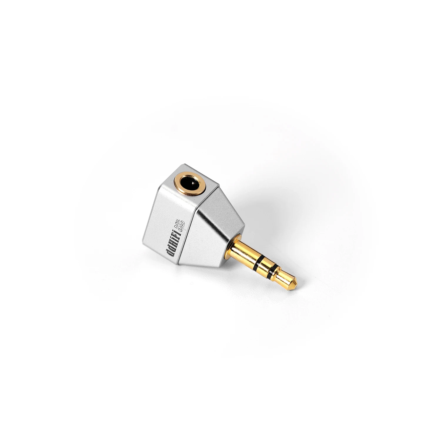 DDHIFI DJ35L Compact 3.5mm L-Shaped Adapter with Silver-Plated OCC Wiring & Optimized Compact Design