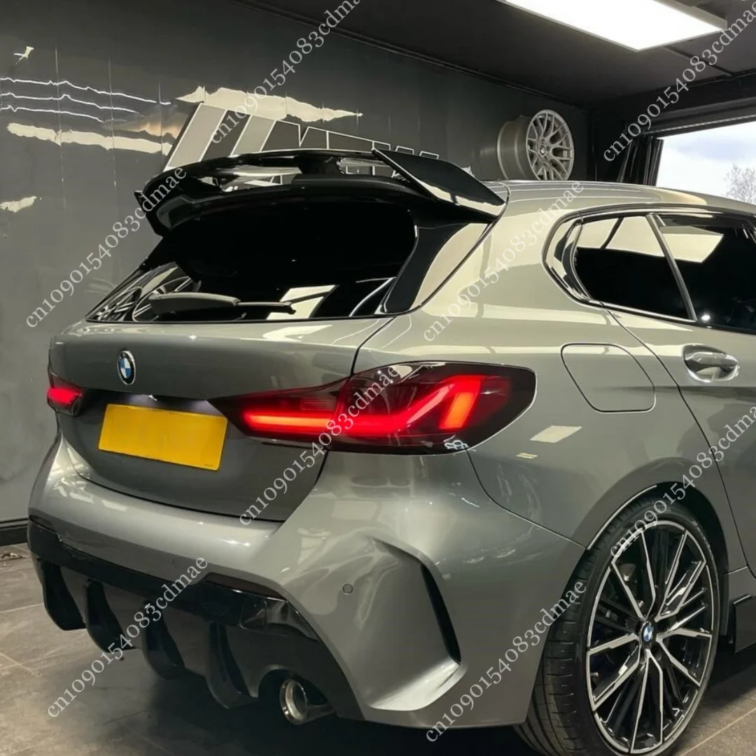 

For BMW 1 series F40 M135i 128ti 120i 118i 118d Hatchback Spoiler 2019-2024 Rear Trunk Wing High Quality ABS Gloss Black Painted