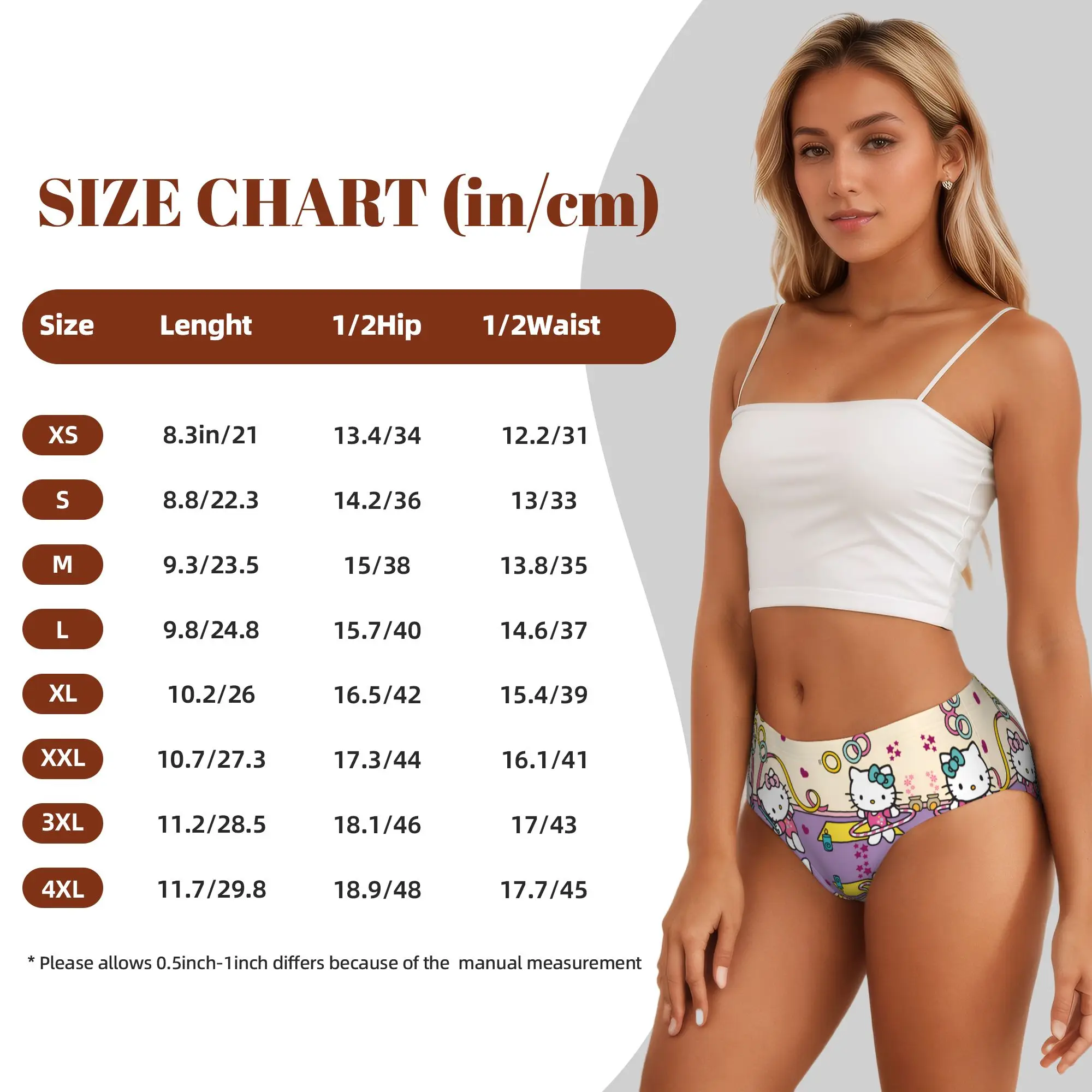 Custom Kitties Kitten Brief Panties for Women Breathable Stretch Cat Anime Underwear - view 5