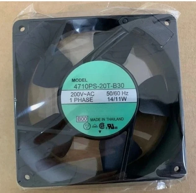 

Brand New Original 4710PS-20T-B30 AC200V 14/11W 12025 12CM Inverter Cooling Fan Fast Delivey