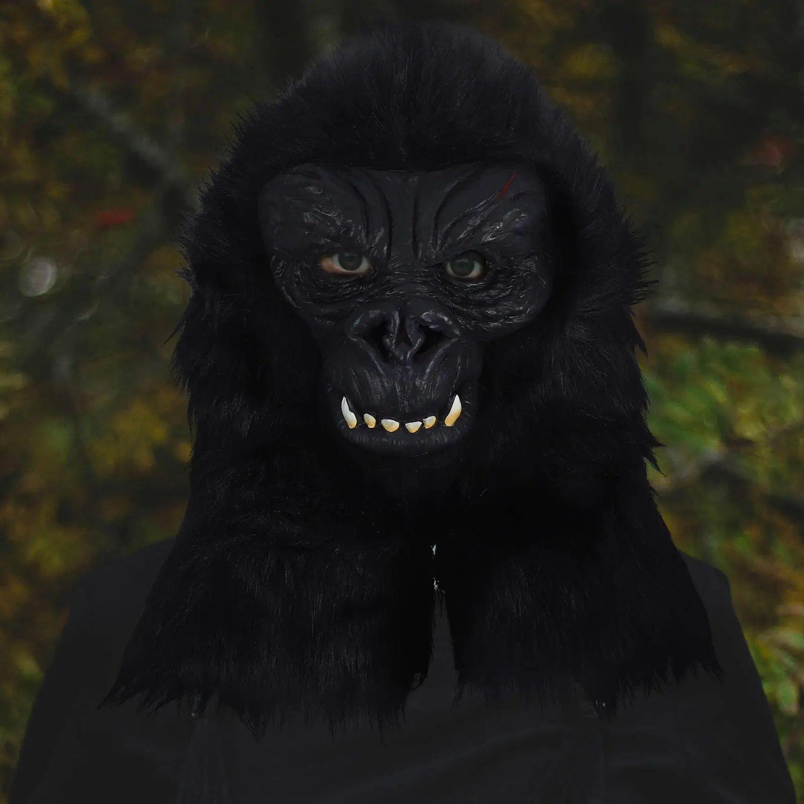 ゴリラマスク-ハロウィン-コスプレ小道具-動物パーティーマスク-装飾写真小道具-仮面舞踏会-カーニバルコスチュームアクセサリー