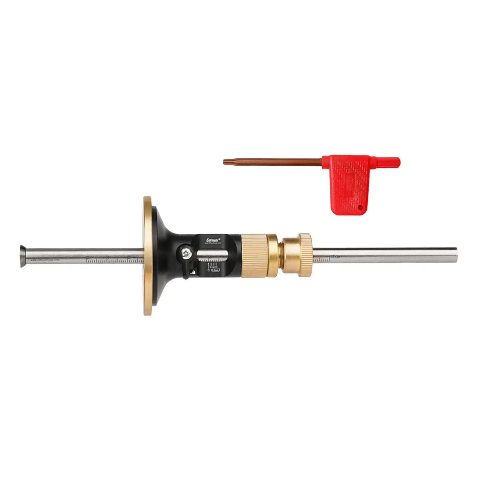 Metal Wheel Marking Gauge for Carpenter Precision Scriber Tool Adjustable Cutter Kit with Dovetail Line Scribe