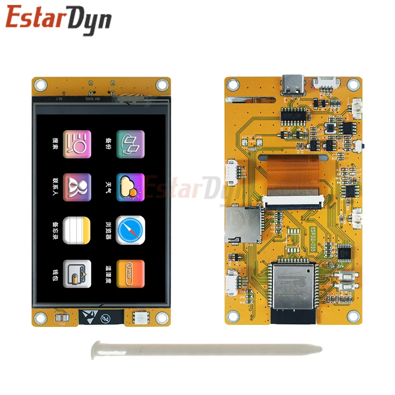 لوحة Arduino LVGL من ESP32 ، واي فاي وبلوتوث ، شاشة لمس ، شاشة عرض ذكية ، وحدة LCD TFT