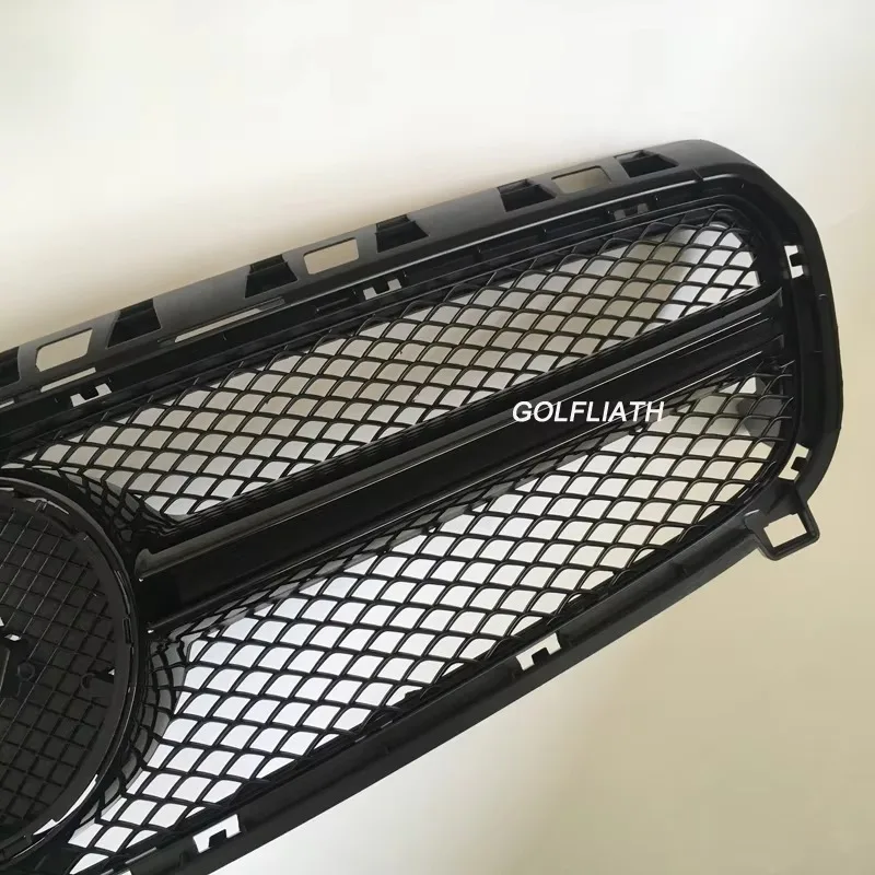 شبكة أمامية على الطراز A45 مناسبة لسيارة Mercedes Benz A-Class W176 A180 A200 A220 A250 قبل تجميل 2013 2014 2015 #5