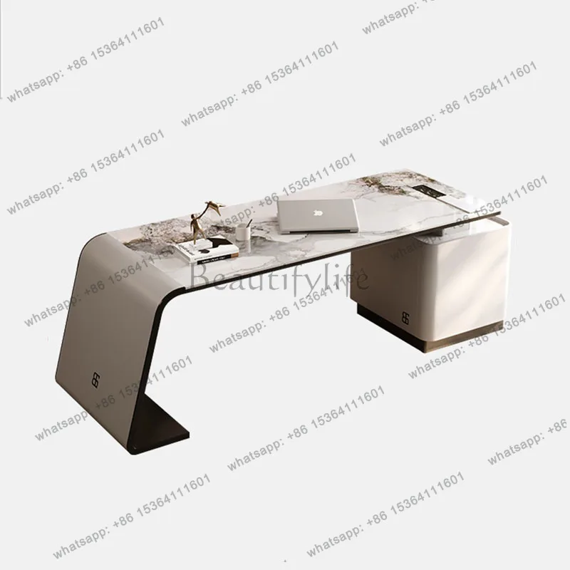 Executive Study Office Desk Modern Computer Luxury Storage Office Desk