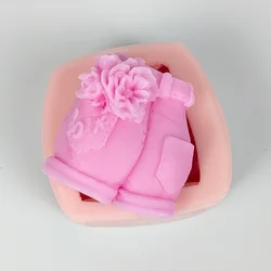 3D Shorts Silicone Mold Squishy Toy Mold Flower Cake Chocolate Candle Mould DIY Aromatherarpy Household Decoration Craft Tools