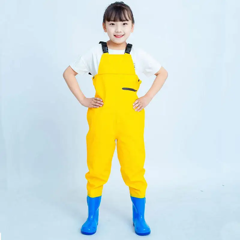 Waterproof Overall Children's Playwear Beach Suit Anti-UV Windproof Dustproof Fisherman's Gear Rain Boots Summer Autumn Winter