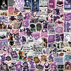 10/30/50/100PCS Cool Dark Witch Bookish Stickers Aesthetic Halloween Decals Toys DIY Phone Notebook Waterproof Graffiti Sticker