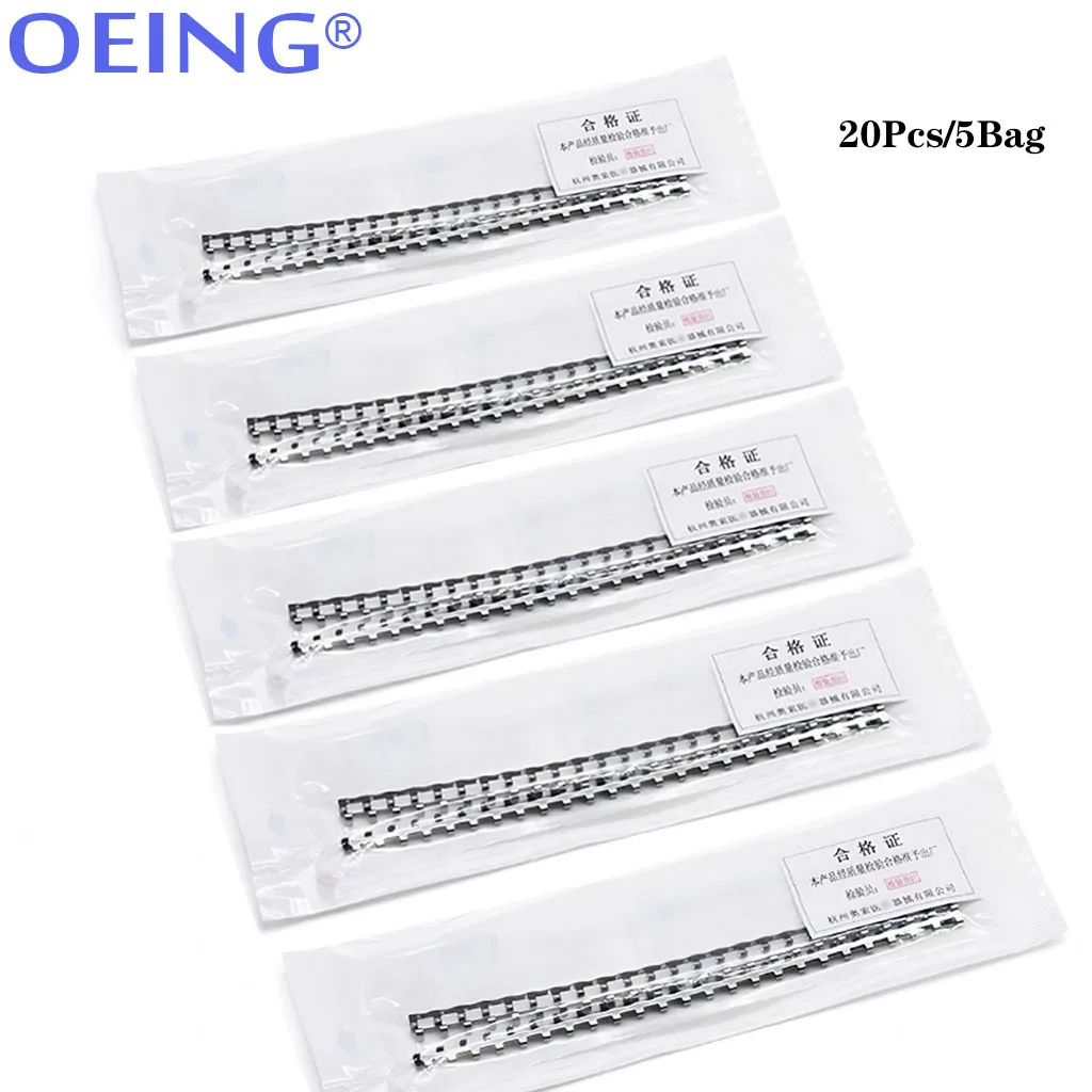 5BagDental Arch Splints Bar Disposable Material Stainless Steel for Fixed Denture Position Orthodontic Jaw Fracture Accessories