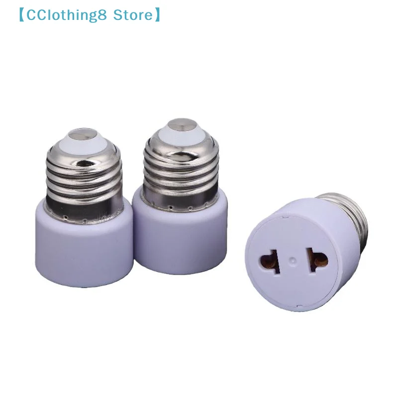 Lamp Socket US/EU Without Light Practical White E27 Plug Bulb Holder Light Fixture Bulb Base Adapter DIY Accessories【AliS8】