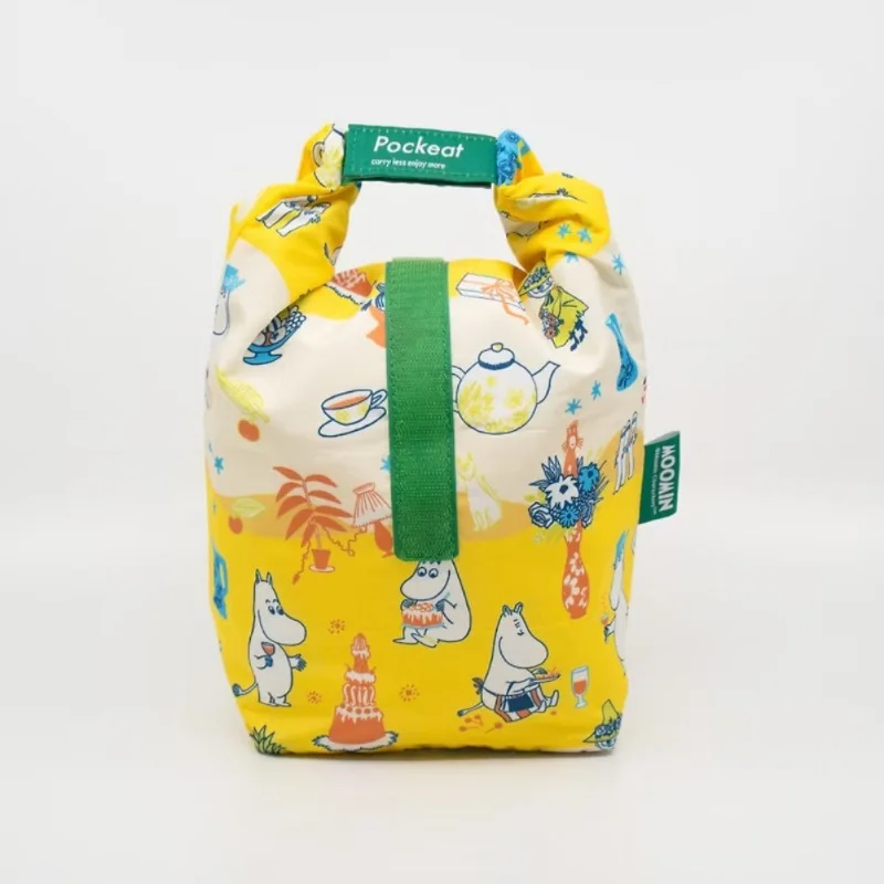 

Hot Kawaii Anime Moomins Series Handheld Lunch Bag Cartoon Cute Printing Creativity Outdoor Portable Eco-friendly Food Bag