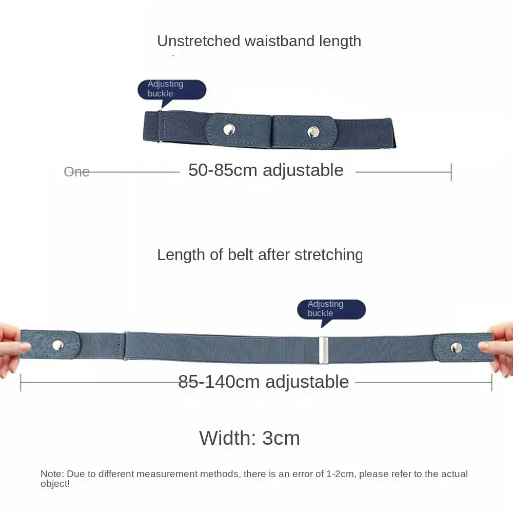 ファッション ラジベルト エラスティックウエストバンド カラフル 調節可能 バックルなし ベルト ストレッチパンツベルト 男女兼用