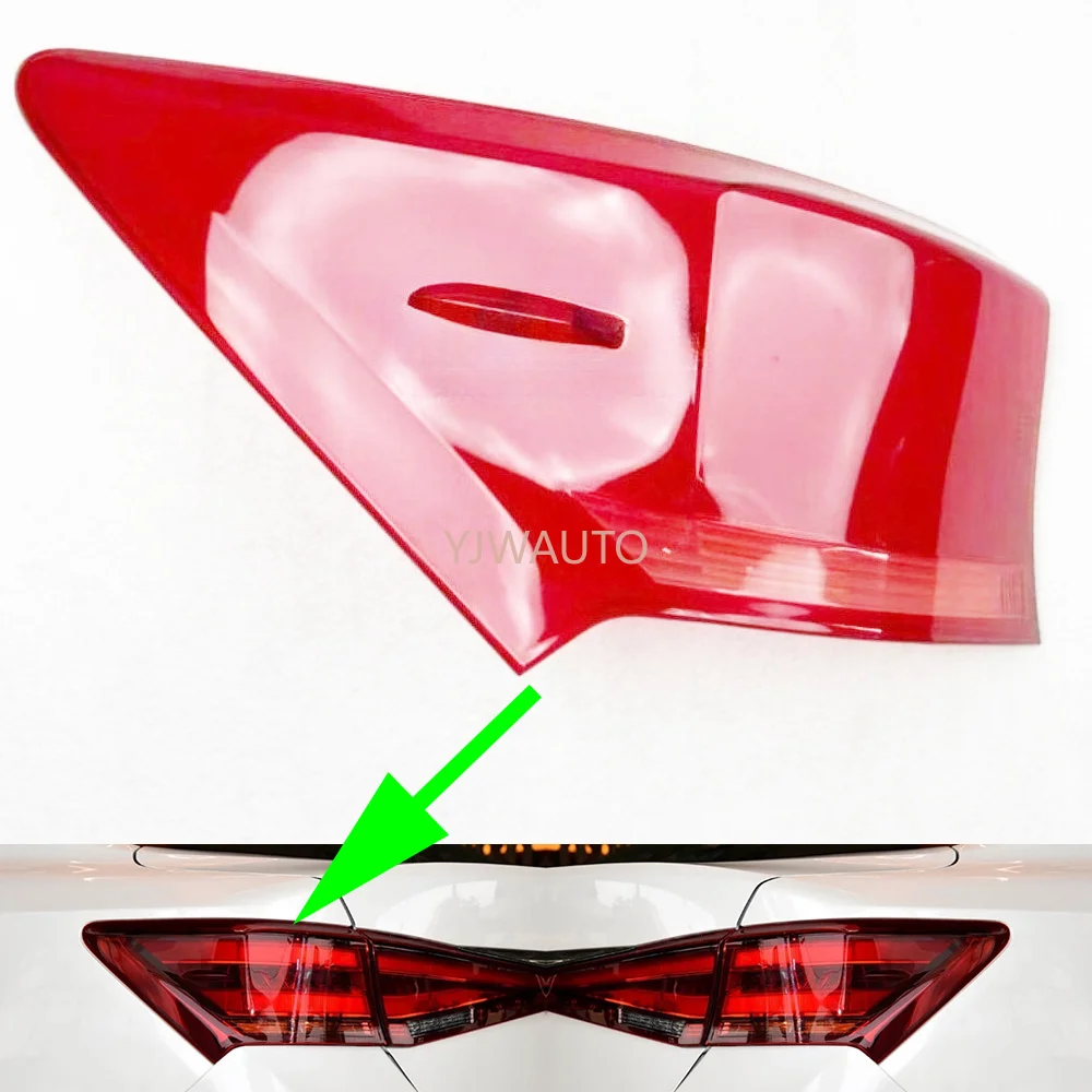 For Toyota Crown S210 2015 2016 2017 2018 Taillight Lens Cover Car Rear Brake Lamp Outer Shell Car Taillamp Rear LIght Face Mask