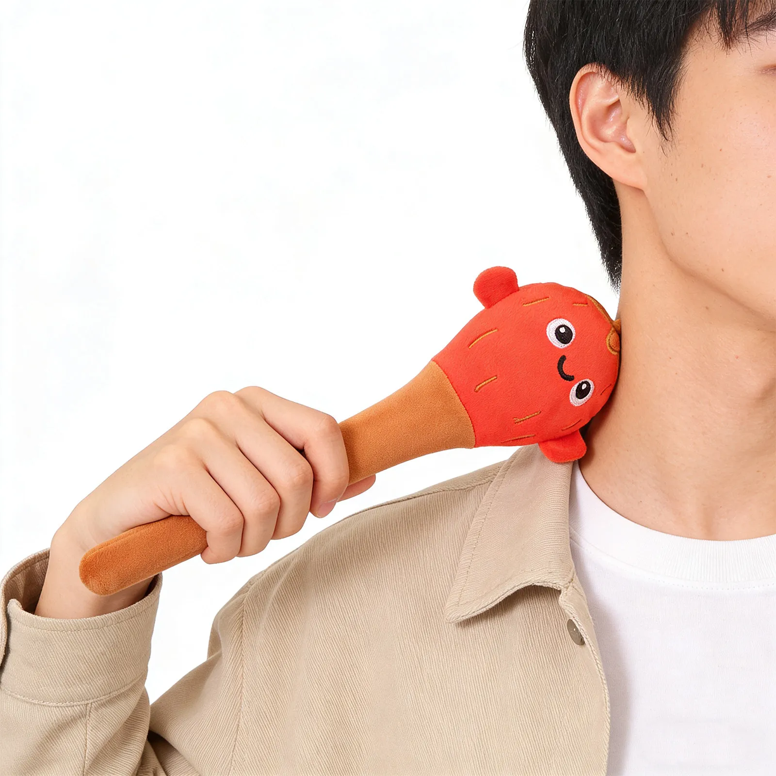 

Cartoon-Designed Manual Meridian Massage Hammer for Back Neck Shoulders Legs - Handheld Tapping Muscle Relaxation Tool