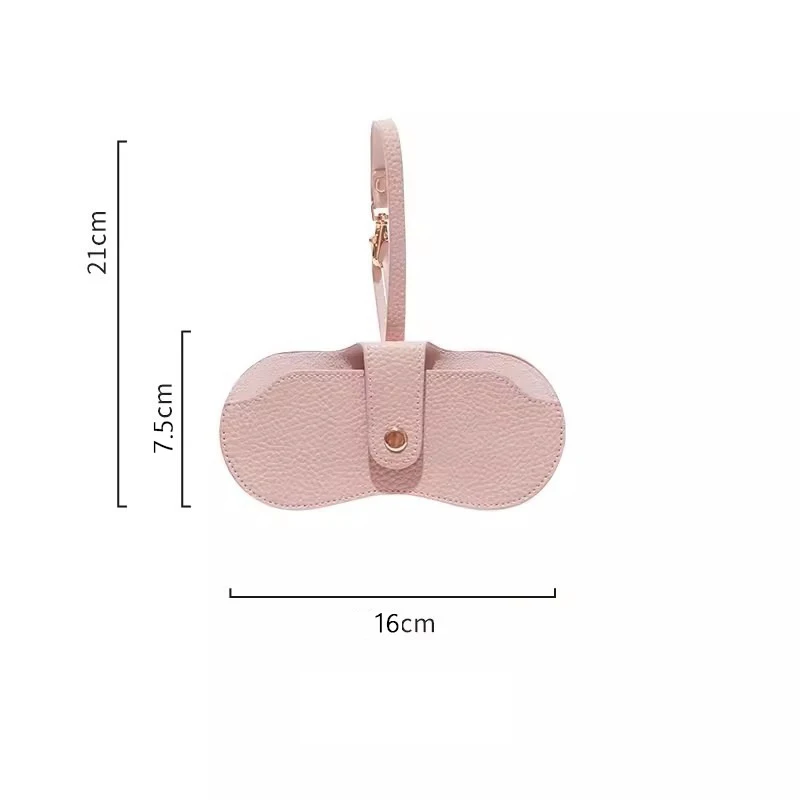 Przenośna torba na okulary Miękka skórzana torba na okulary przeciwsłoneczne Slim Modne etui na okulary Organizer na okulary Podróżne etui na okulary przeciwsłoneczne — zdjęcie 7