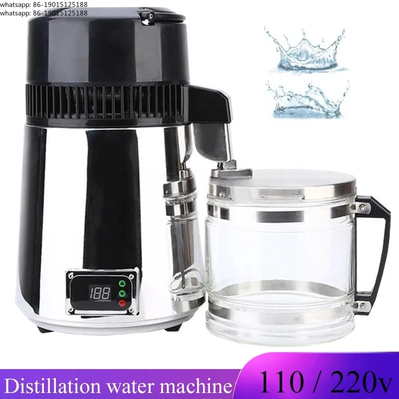 Distilled water purifier, filter distributor, heating water bottle softener, stainless steel