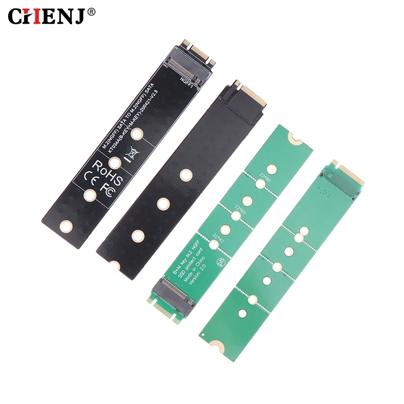 M.2 SATA/NVME PCI-E Protocol SSD Adapter Board Expansion Card B KEY/M KEY Interface Extension Card Gold Finger Test Protect Card