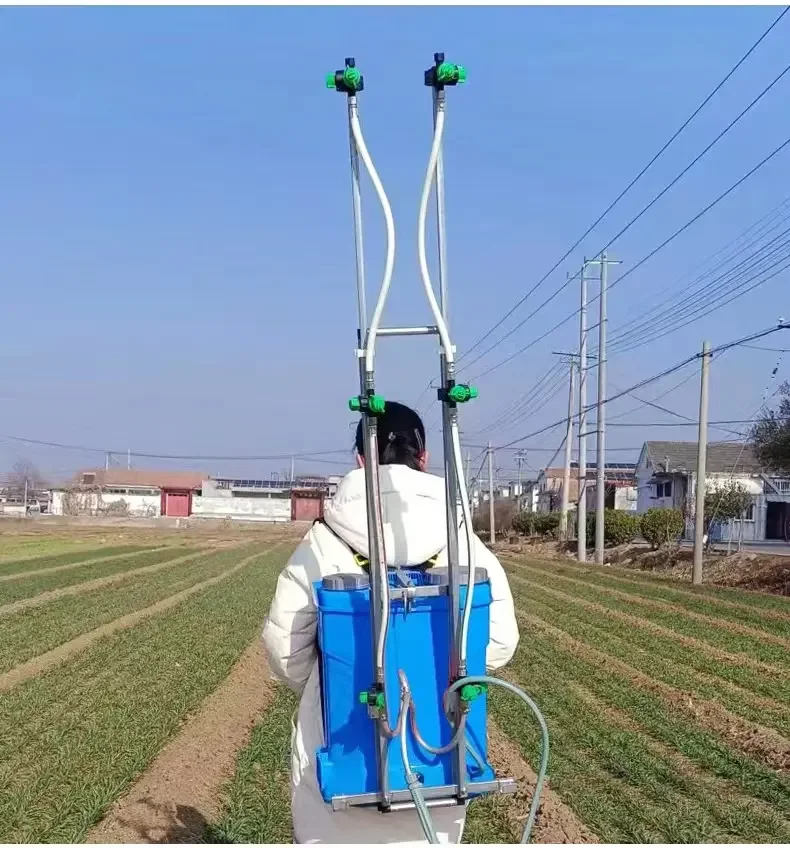 고품질 농약 PE 플라스틱 농업용 분무기 전동 배낭식 분무기 연장봉 포함