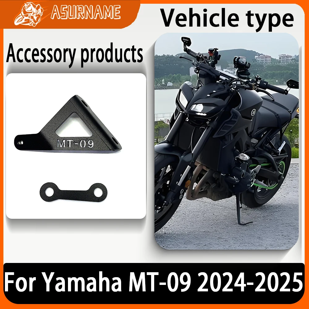 

For Yamaha MT-09 MT09 MT 09 2024-2025 Motorcycle Pillion Footrest Removal Blanking Plate Set Footrest Cover Blank Aluminum
