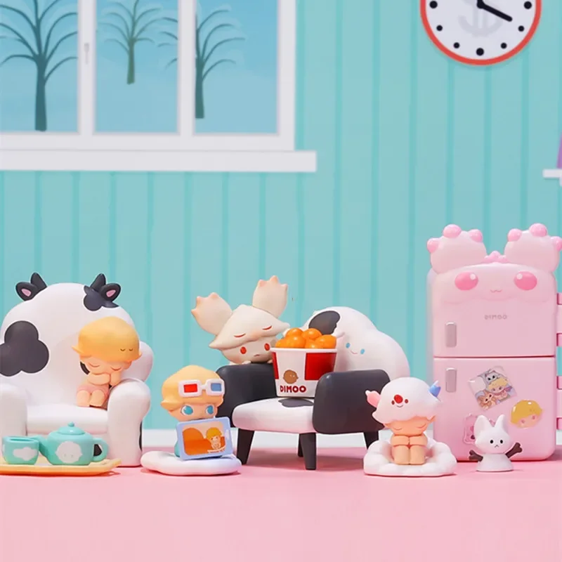 

POP MART Dimoo Home Body Series Prop Series Blind Box Toys Mystery Box Mistery Caixa Фигурка Surpresa Модель Подарок на день рождения
