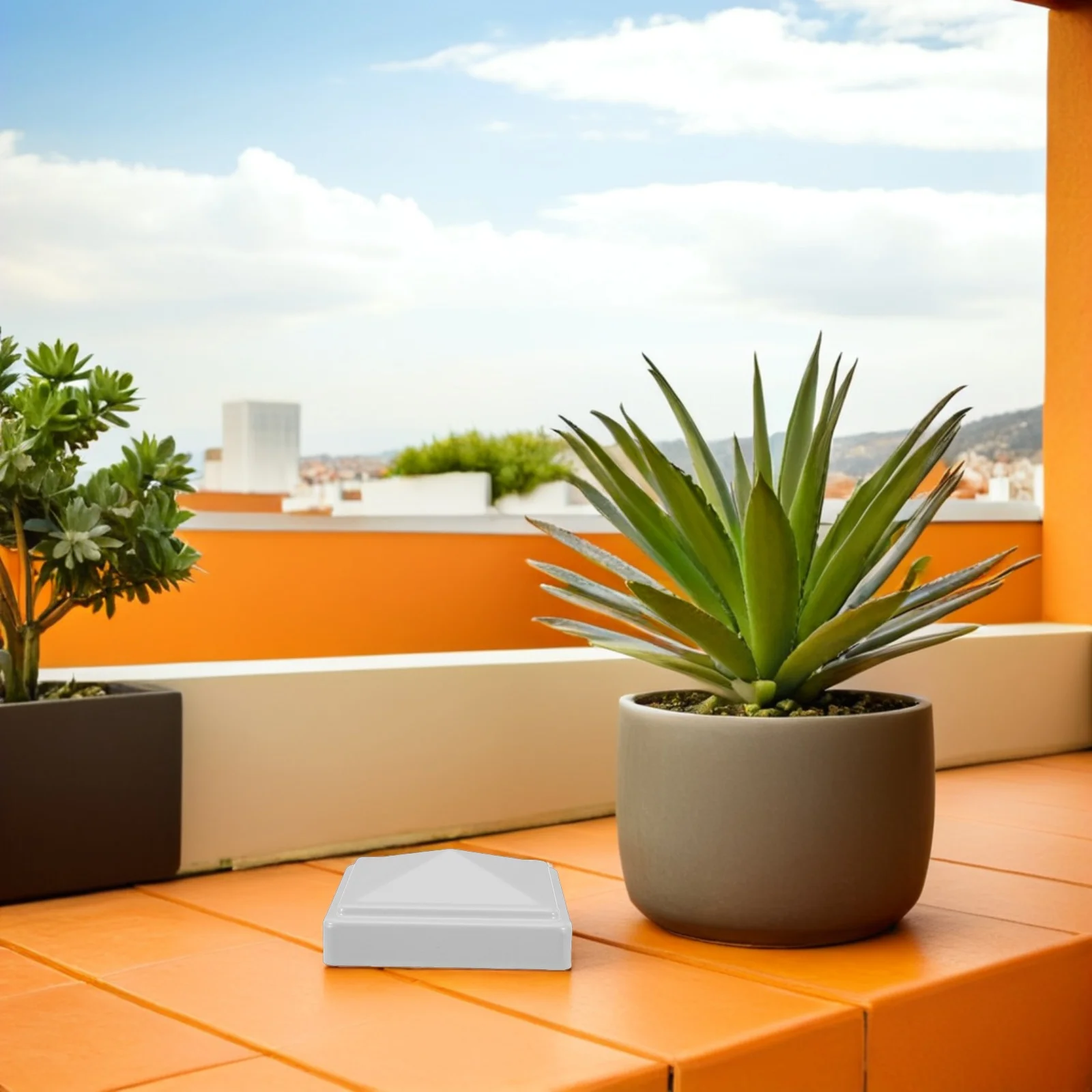 4 قطعة قبعات عمود السياج وأشار مربع الحديد مانعة لتسرب الماء بوابة الزخرفية آخر تركيبات سياج درابزين نهاية يغطي يناسب أنابيب 80 مللي متر