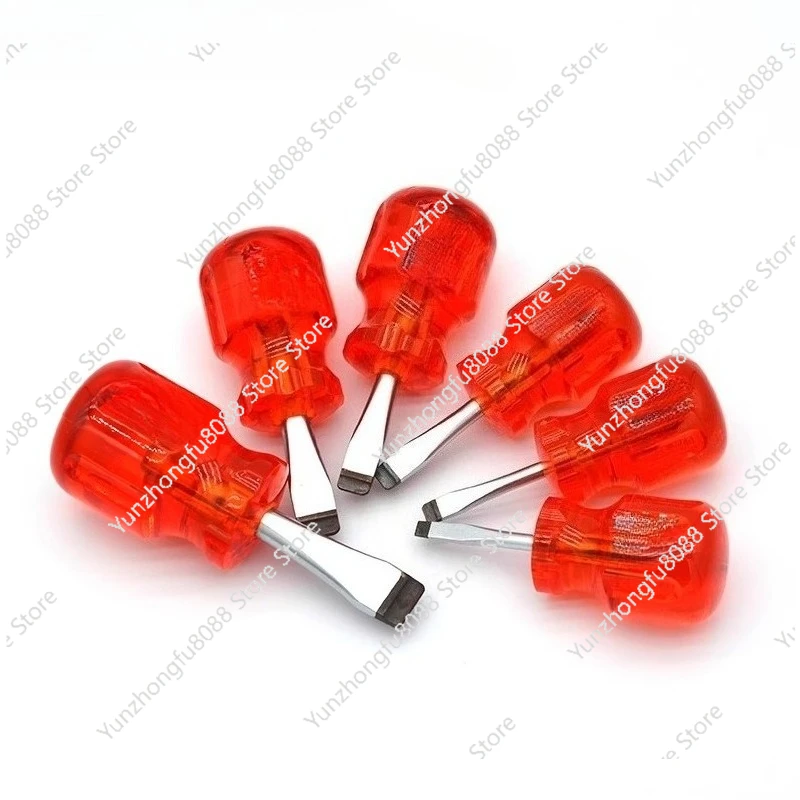 

1PCS Portable Short Handle Little Fatty One-Word Screw Batch Cone Driver 135 Series
