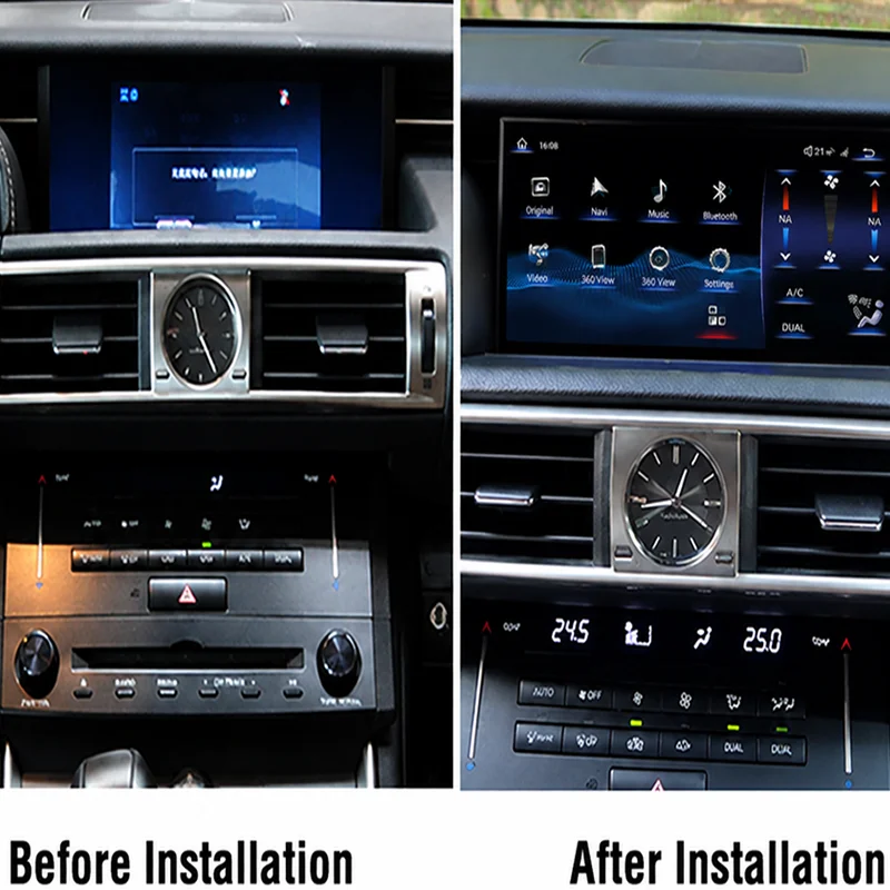 For Lexus IS RC 2017 High Trim Joystick Version, 10.25 Inch Android Car Navigation , HD Touchscreen, Plug and Play, GPS