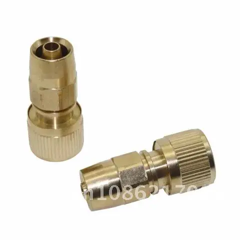 

Copper garden hose telescopic water fittings Latex pipe connector greenhouse drip irrigation fittings water adapter 1 Pc