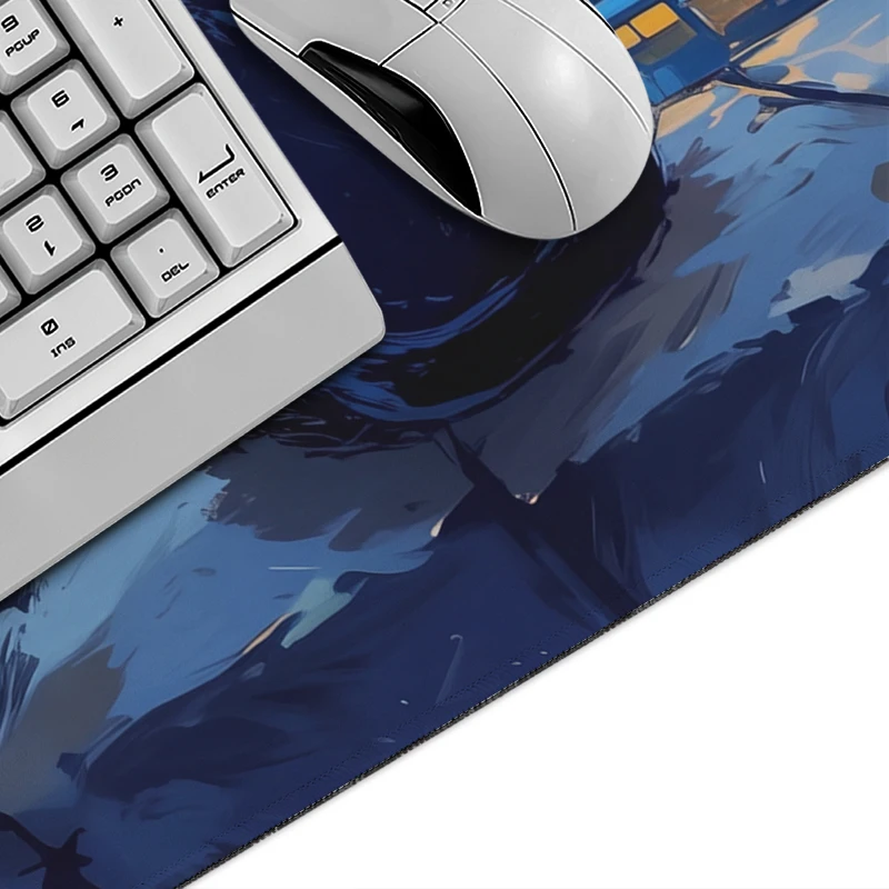 Mouse Pad Starry Night Cat Gaming XL Computer New Large Mousepad XXL keyboard pad Mouse Mat Office Soft Non-Slip Mouse Mats