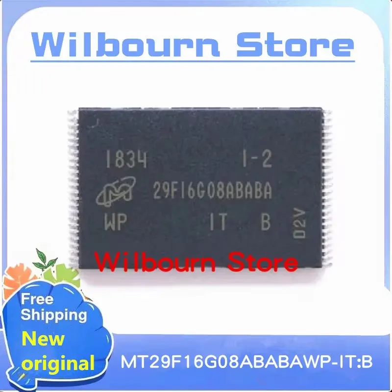 1PCS~20PCS/LOT 29F16G08ABABA MT29F16G08ABABAWP-IT:B TSOP48 100% New original