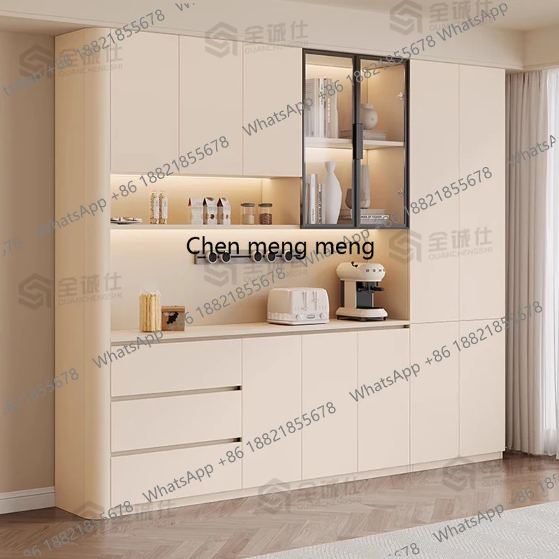 

Multifunctional Wood Wine Cabinet Partitions Designer Nordic Bar Cabinet Tequila Vino Decoration Placards Ouverts Club Furniture