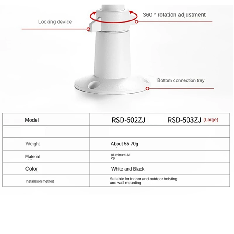 실내 실외용 조정 가능한 마운트 벽 천장 보안 브래킷, 카메라 브래킷 보안 카메라 브래킷
