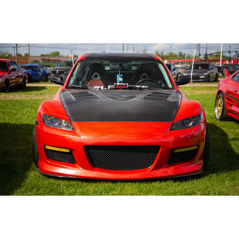 High Quality Carbon Fiber Engine Hood Fit For RX8 2004-2011 Auto Body Parts
