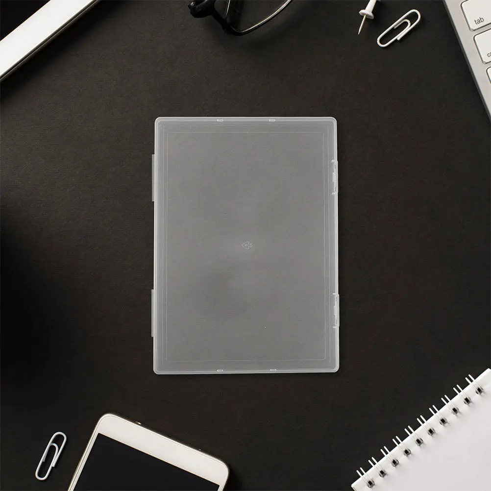 3 Pcs Storage Boxes Important Document Birth Certificate Holder File Case Organizer PP Paper Papers