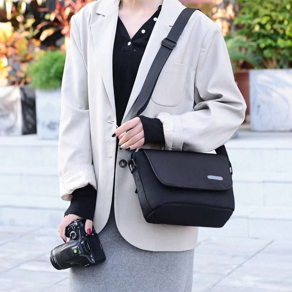 1 حقيبة كاميرا محمولة حافظة حزام قابل للتعديل Crossbody الكتف مقاوم للماء للصدمات السفر المدمجة Dslr كيس التخزين للنساء