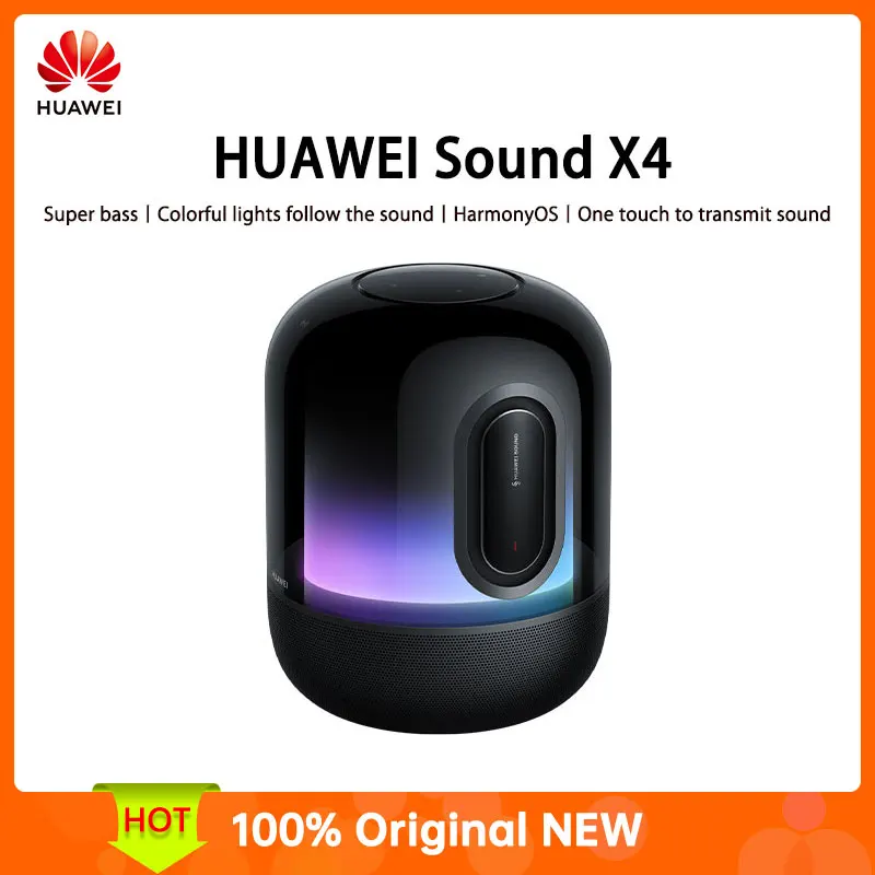 Huawei Sound X4 smart speaker supports English HarmonyOS, one-touch voice transmission, Bluetooth 5.0, NFC, WIFI