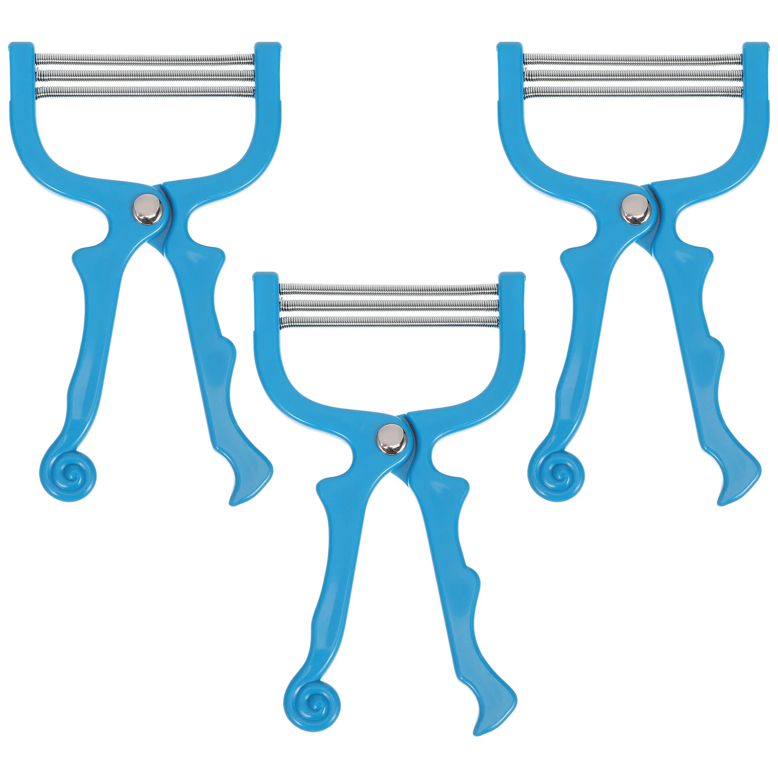 3 Pcs Facial Hair Remover Spring Mustache Trimmer Epilator Removal for Women Curls Miss